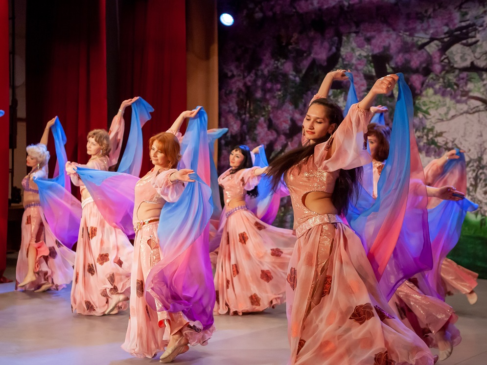 Шаль в bellydance